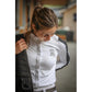 Penelope long sleeve show shirt made from ultra-stretch technical fabric.