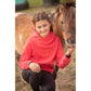 Penelope Louison Kids hooded sweatshirt with zipped kangaroo pockets and flat drawstrings.