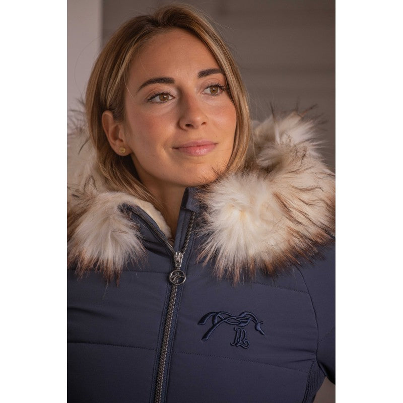 Penelope Louxy fleece-lined winter jacket with soft faux fur details for added warmth.