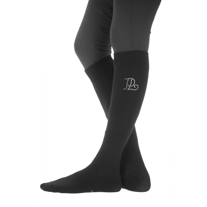 Penelope Luxe Strass riding socks with stretchy close-fitting fabric and elegant rhinestone details