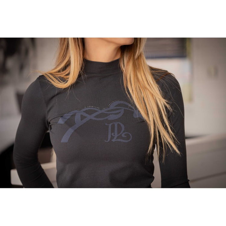 Penelope Maddie breathable polo shirt suitable for layering in winter and riding in warmer weather.