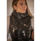 Penelope Melina sleeveless padded gilet with zipped pockets
