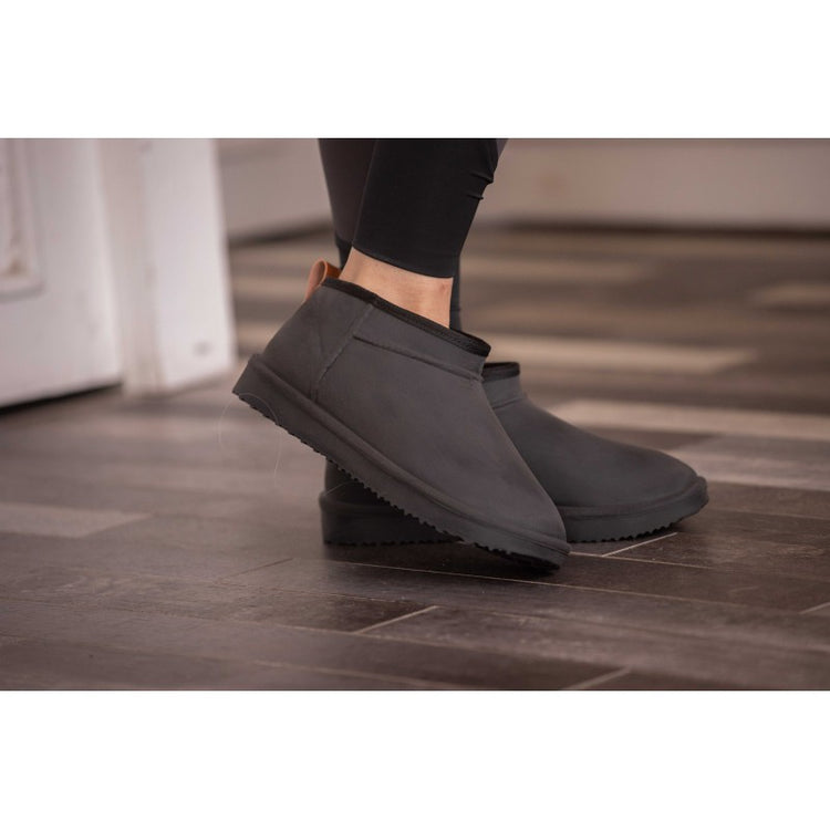 Penelope Mini fleece lined boots with soft cream interior for warmth during colder days.
