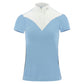Penelope Moon Competition Polo Shirt in Arctic Blue with subtle glitter detailing.