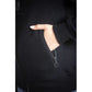 riding hoddie wth zip penelope black