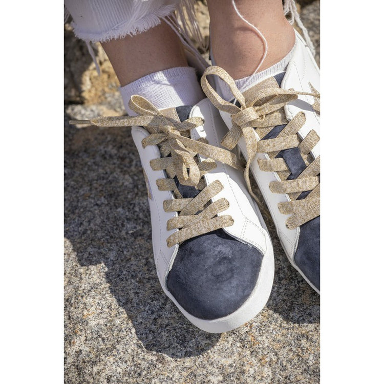 Penelope Neptune Beige Sneakers for women with modern equestrian styling.