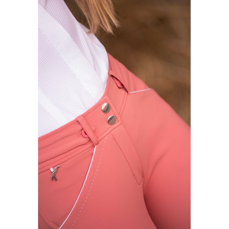 Penelope New Point Sellier knee grip breeches with second-skin fit, front pockets and flexible Lycra leg inserts.