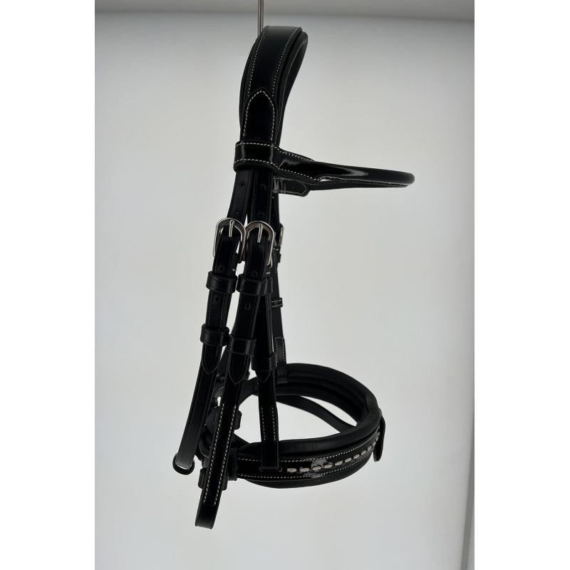 Penelope padded pony bridle for Shetlands and smaller ponies.