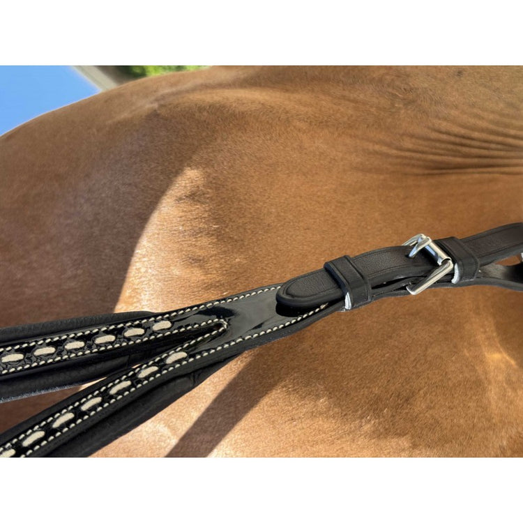 Varnished finish equestrian gear