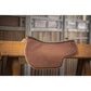Saddle pad made from leather