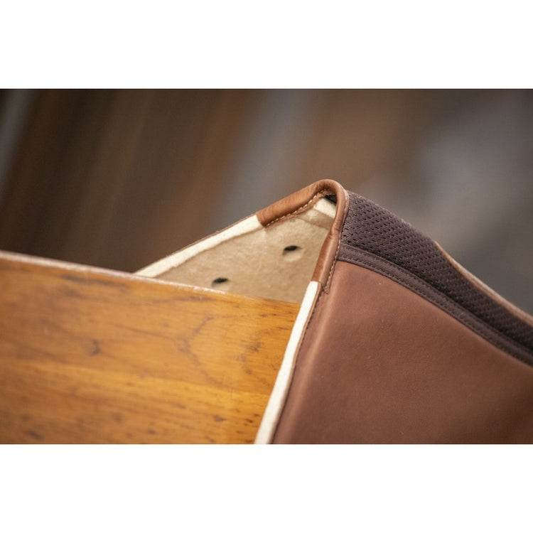 Leather saddle pad
