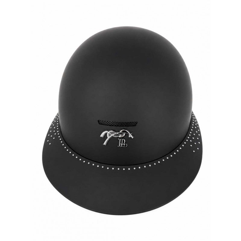 Penelope Riding Helmet Strass with EPS inner shell and long visor