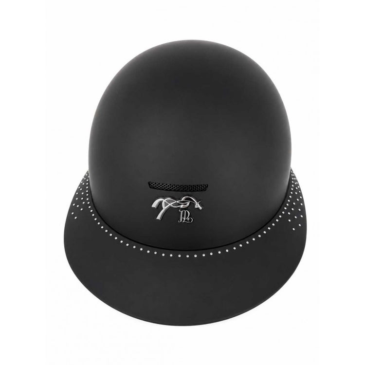 Penelope Riding Helmet Strass with EPS inner shell and long visor