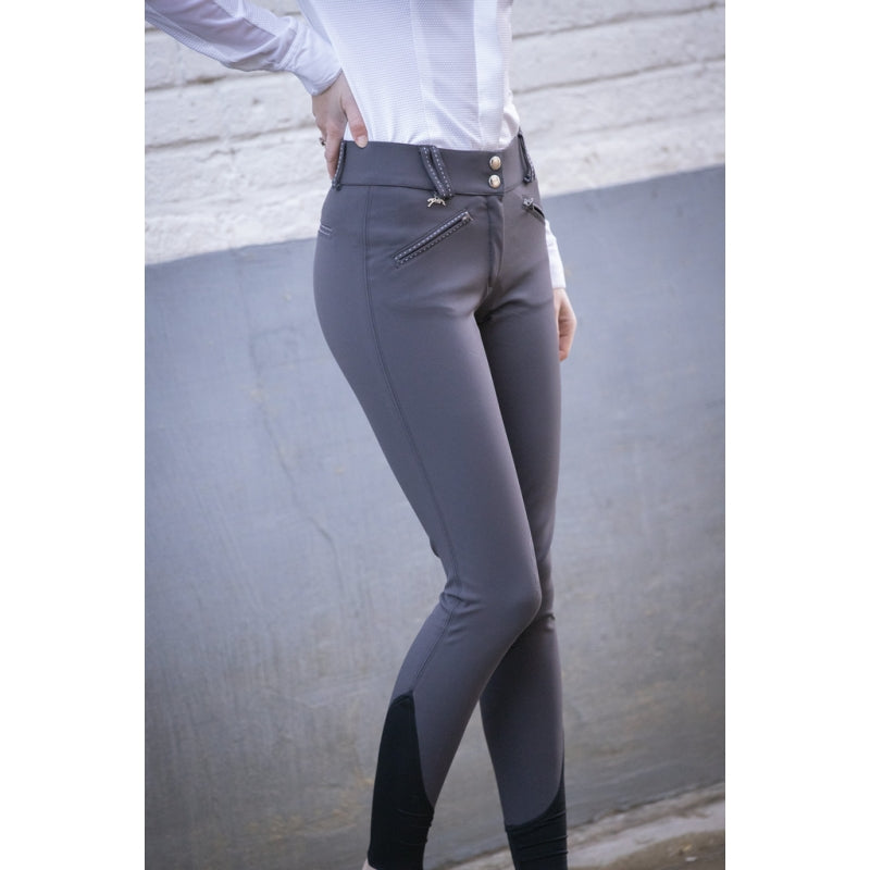 Penelope Rocky knee grip breeches for added security in the saddle.