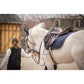 Penelope saddle pad with strass detailing for an eye-catching look.