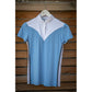 Women’s riding shirt with mesh panels for added breathability.