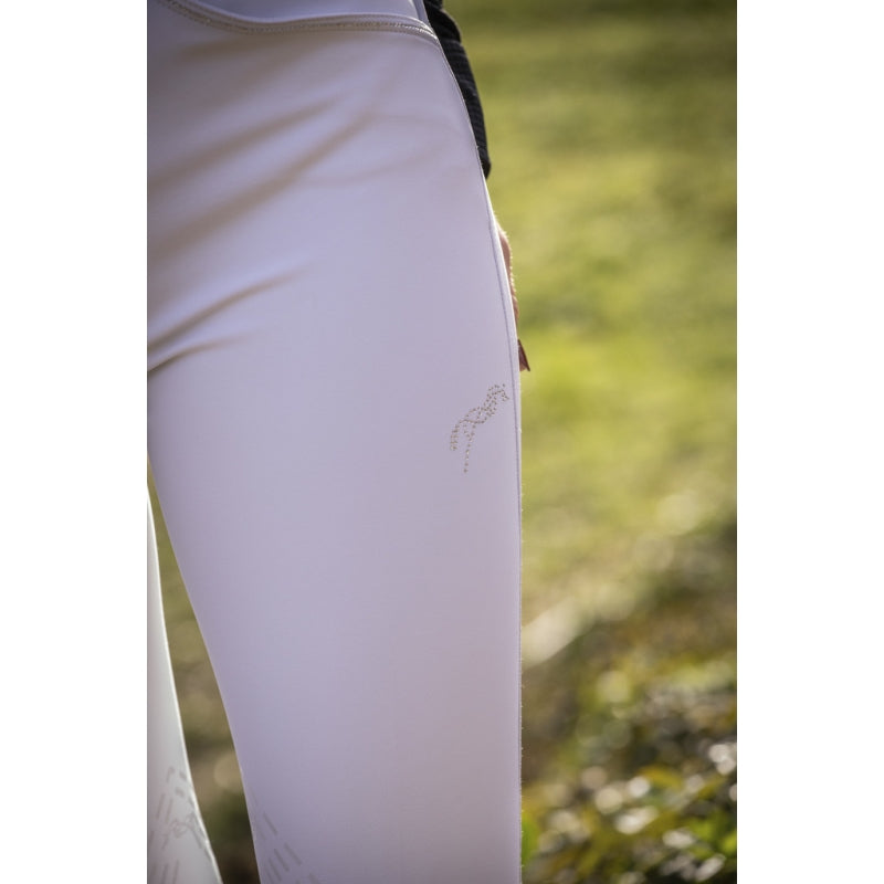 Penelope silicone knee grip breeches for added stability in the saddle.