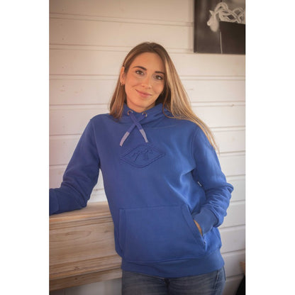 Penelope Sweatshirt Louison with wrap-over hood and zipped pockets