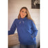 Penelope Sweatshirt Louison with wrap-over hood and zipped pockets