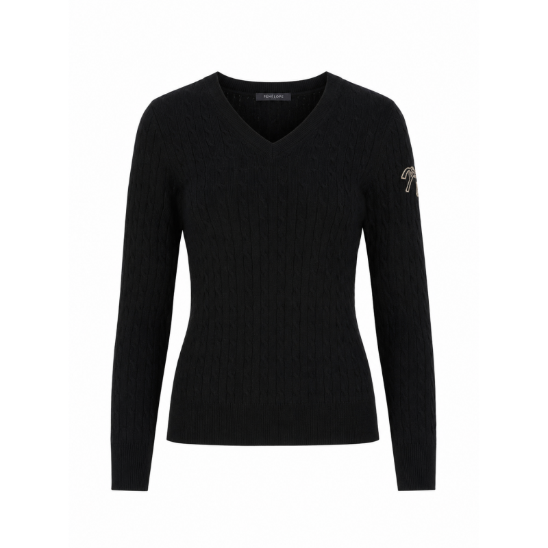 Penelope Sweatshirt Virgile with distinctive cable-knit design