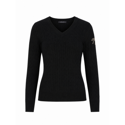 Penelope Sweatshirt Virgile with distinctive cable-knit design