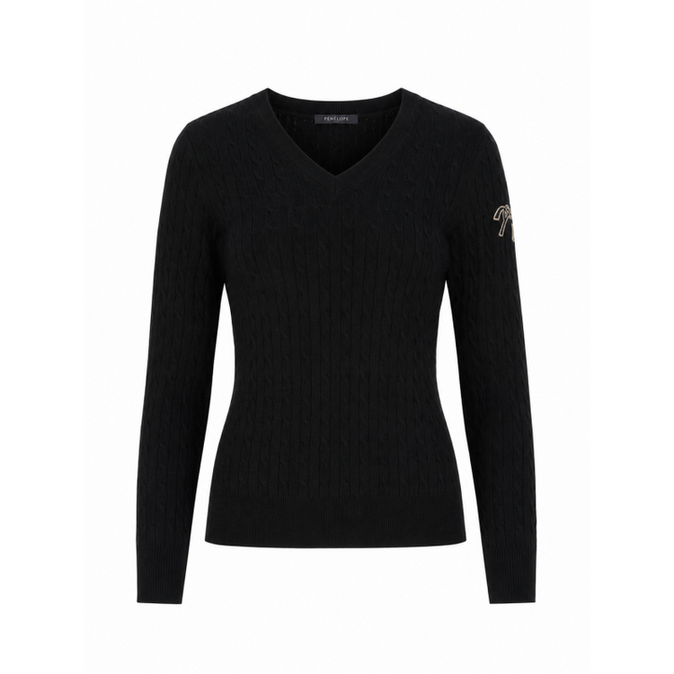 Penelope Sweatshirt Virgile with distinctive cable-knit design