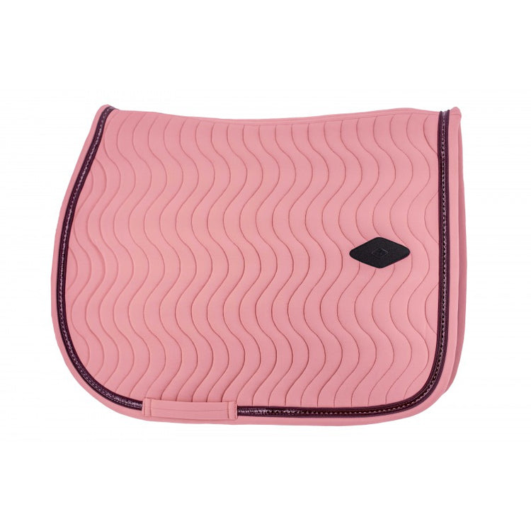 Penelope Swell Saddle Pad with fine wave quilting and elegant diamond glitter insert.
