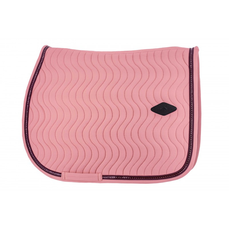 Penelope saddle pad with varnished piping