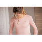 Penelope Techty Honey technical riding shirt with micro-ventilated fabric for equestrian sports.