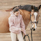 Penelope Tressy zipped sweatshirt with two secure front zipper pockets for riding and sports.