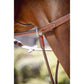 Penelope US martingale attachment with adjustable design and elegant cream stitching.