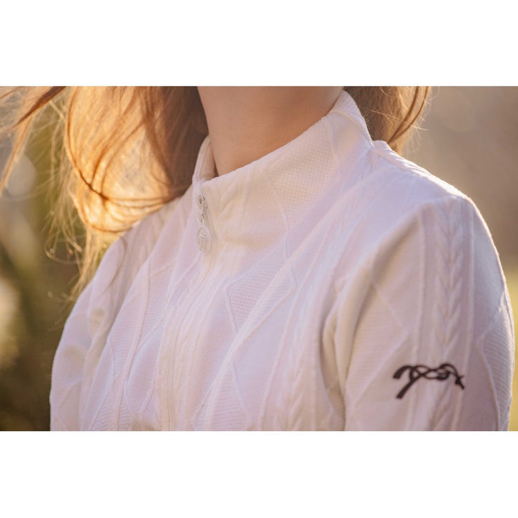 Sporty chic riding sweatshirt for women