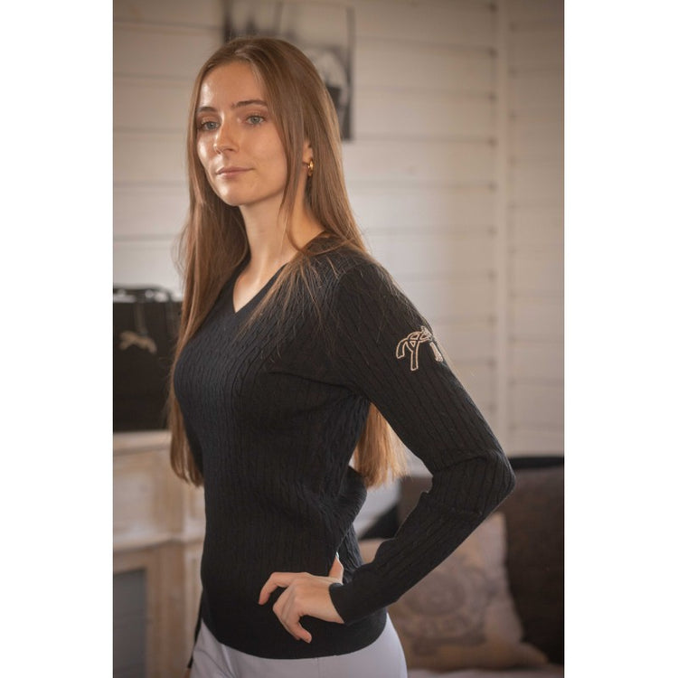 Penelope Virgile equestrian sweater for stable and everyday wear