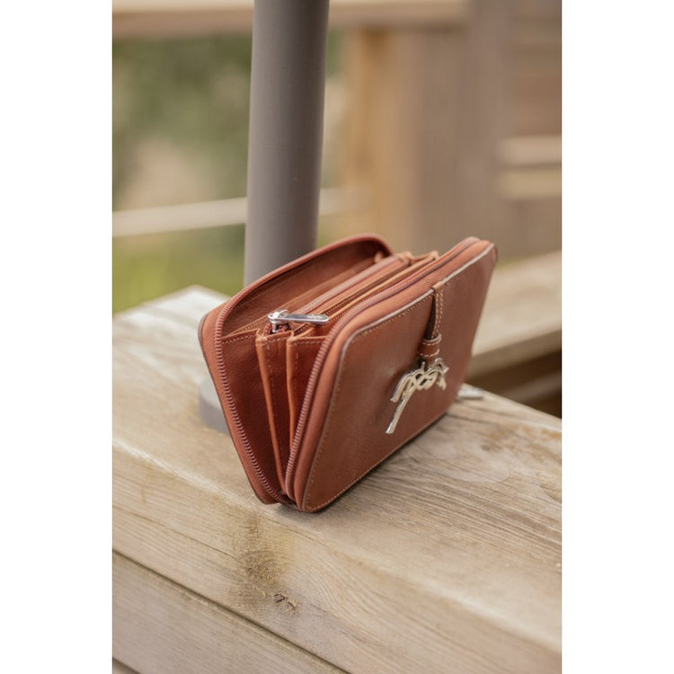 Penelope Vittoria Wallet crafted from premium full-grain French cowhide leather