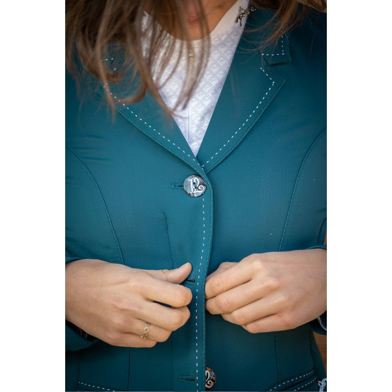 Penelope women’s stretch show jacket for comfort during competition.