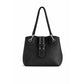 Penelope Zabelia full-grain leather bag with embossed logo