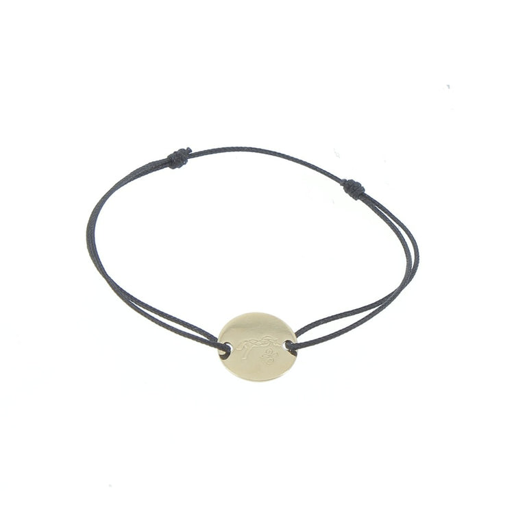 Penelope Zoe equestrian bracelet with a feminine minimalist design and adjustable fit.