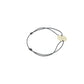 Penelope Zoe horse logo bracelet featuring a 24-carat gold-plated brass detail.