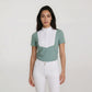 Perforated technical competition shirt for female equestrian riders