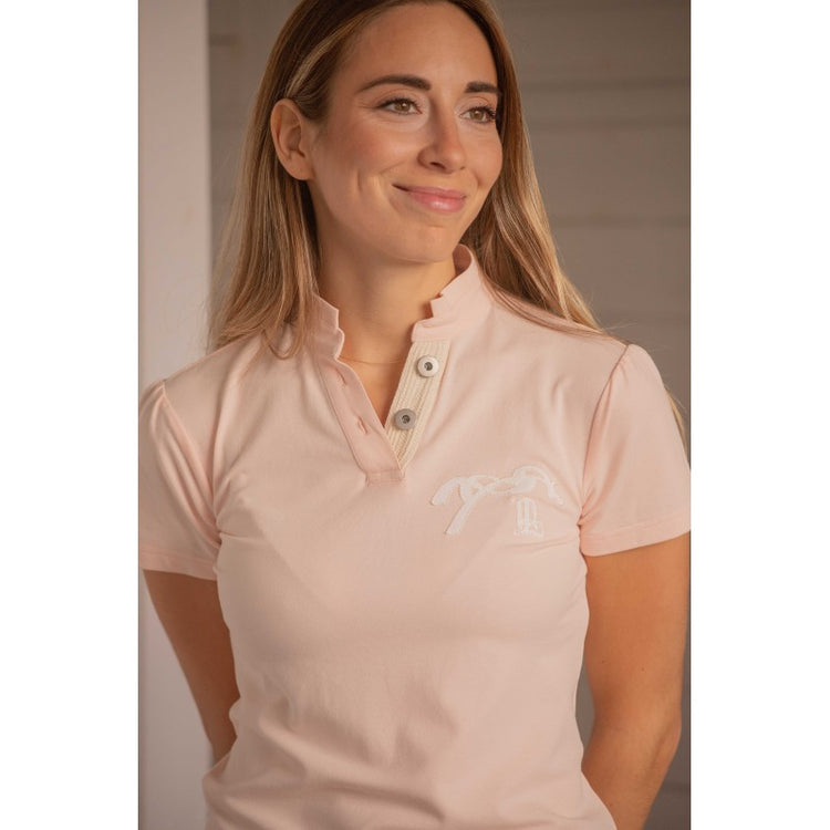 Penelope Victorine polo shirt with large logo