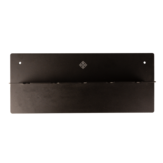 Powder-coated steel equestrian whip holder for stable organisation