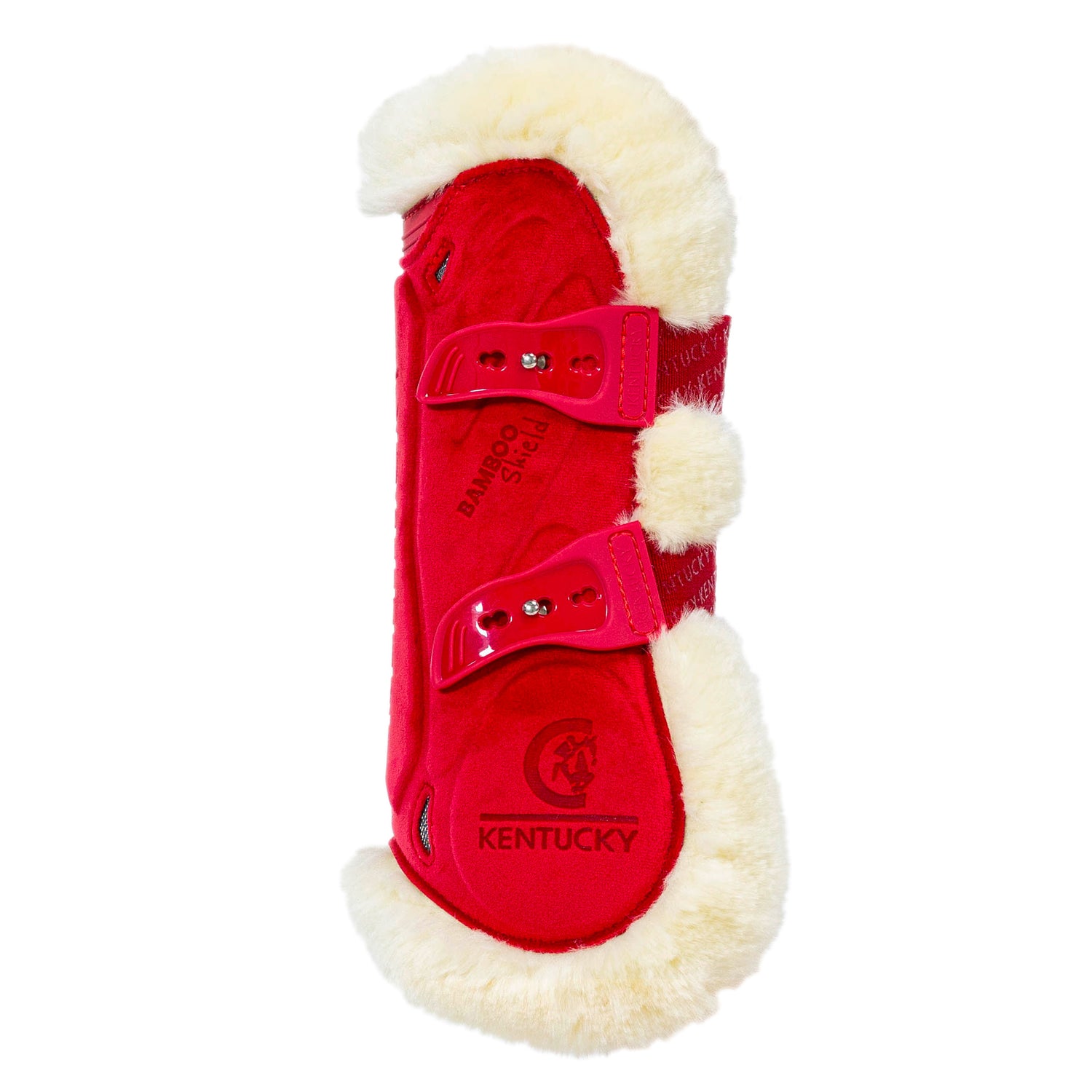 Red tendon boots with sheepskin