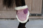 Vegan Sheepskin Young Horse Fetlock Boots Velvet