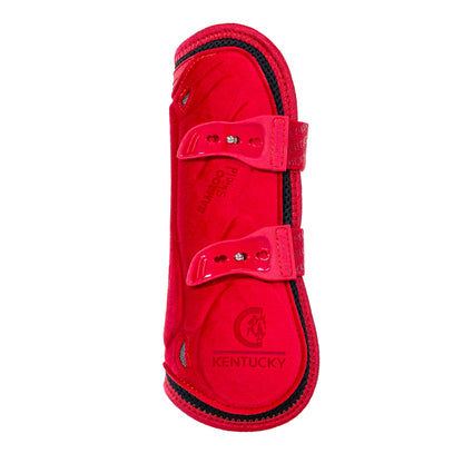 Kentucky Horsewear Red Velvet Tendon Boots