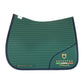 Quick-drying dressage saddle pad with breathable technical fabric