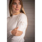 Relaxed fit equestrian sweater offering freedom of movement for active everyday wear.