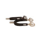 Rounded stainless steel equestrian spurs for precise leg communication
