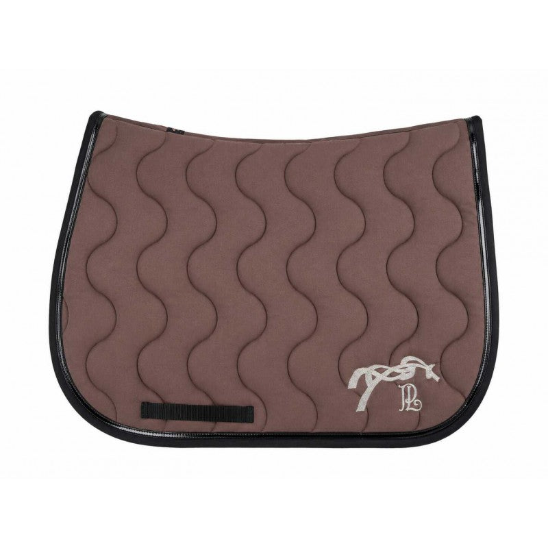 Saddle pad with honeycomb cotton lining designed to absorb perspiration