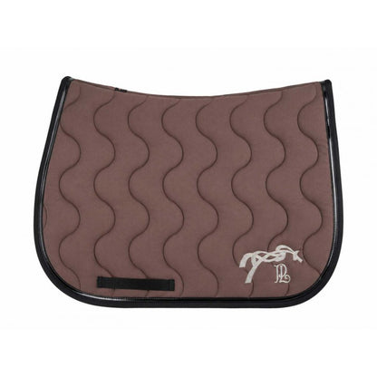 Saddle pad with honeycomb cotton lining designed to absorb perspiration