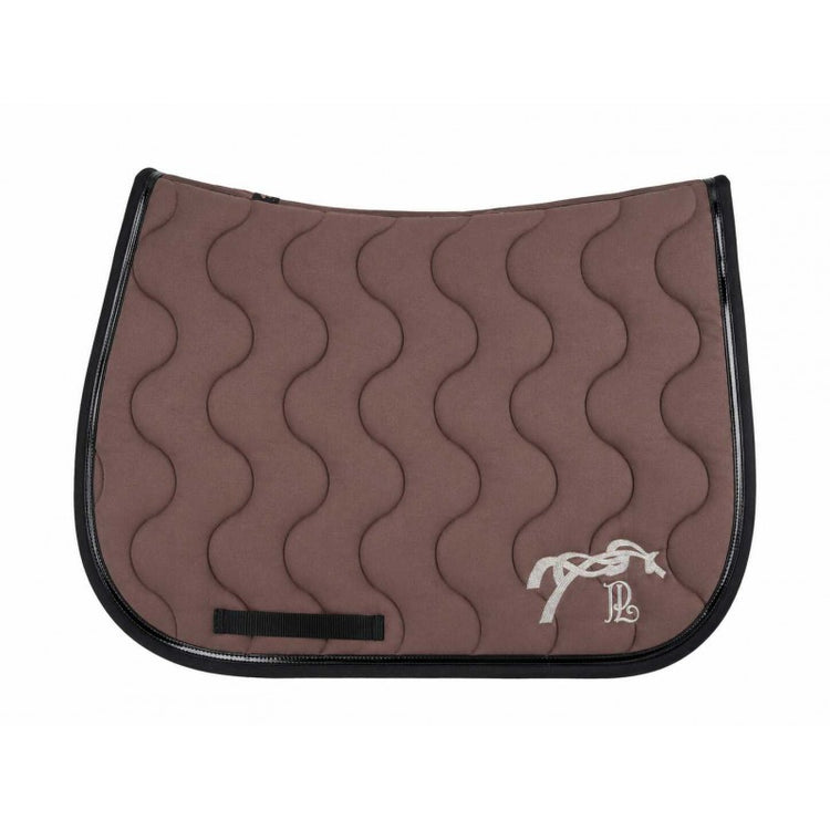 Saddle pad with honeycomb cotton lining designed to absorb perspiration